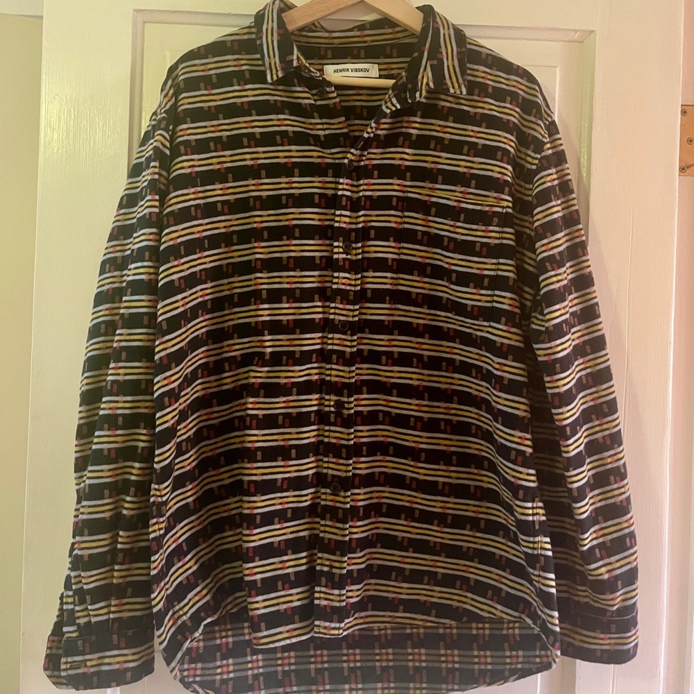 Henrik Vibskov check flannel shirt